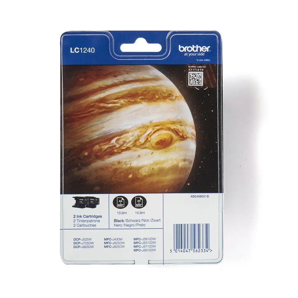 Brother LC-1240 Black tintapatroncsomag Brother LC-1240 Black tintapatroncsomag