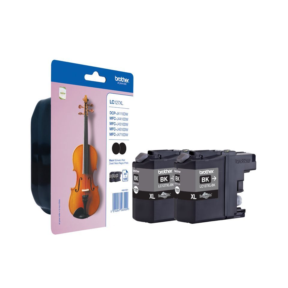 Brother LC-127XLBKBP2 Black tintapatroncsomag Brother LC-127XLBKBP2 Black tintapatroncsomag