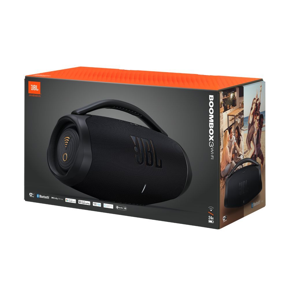JBL Boombox 3 Wi-Fi Bluetooth Speaker Black JBL Boombox 3 Wi-Fi Bluetooth Speaker Black