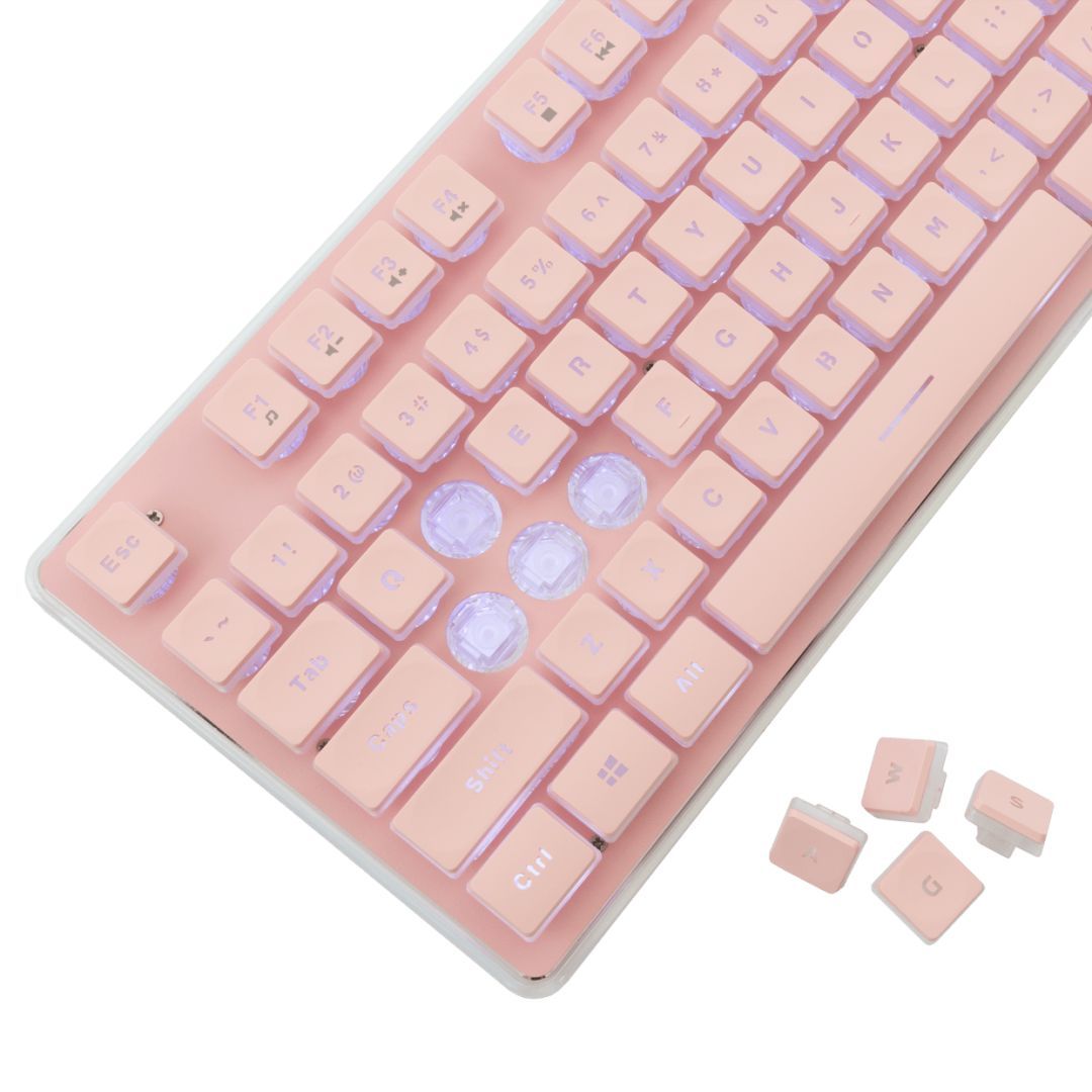 White Shark Tachi Gaming Keyboard Pink US White Shark Tachi Gaming Keyboard Pink US