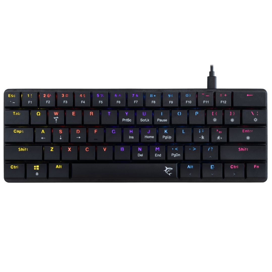 White Shark Nagamaki RGB Gaming keyboard Black US White Shark Nagamaki RGB Gaming keyboard Black US