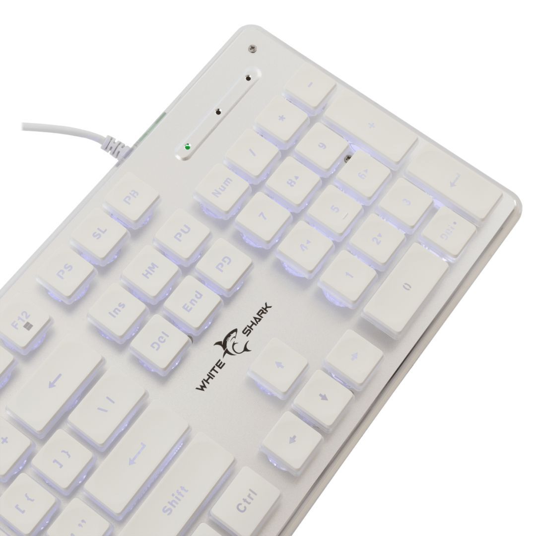 White Shark Tachi Gaming Keyboard White US White Shark Tachi Gaming Keyboard White US