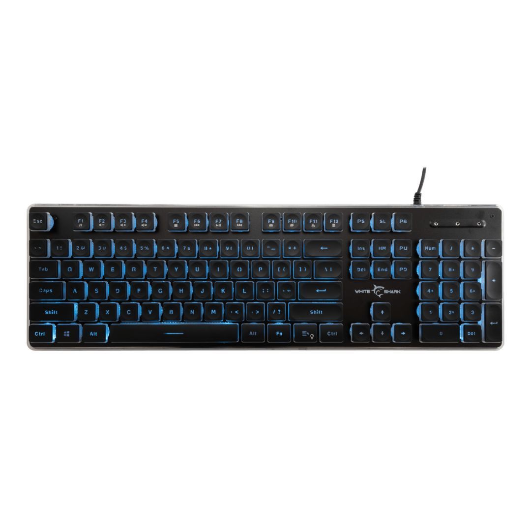 White Shark Tachi Gaming Keyboard Black US White Shark Tachi Gaming Keyboard Black US