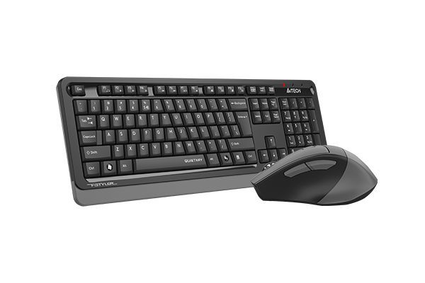 A4-Tech FGS1035Q Wireless Keyboard Combo Grey US A4-Tech FGS1035Q Wireless Keyboard Combo Grey US