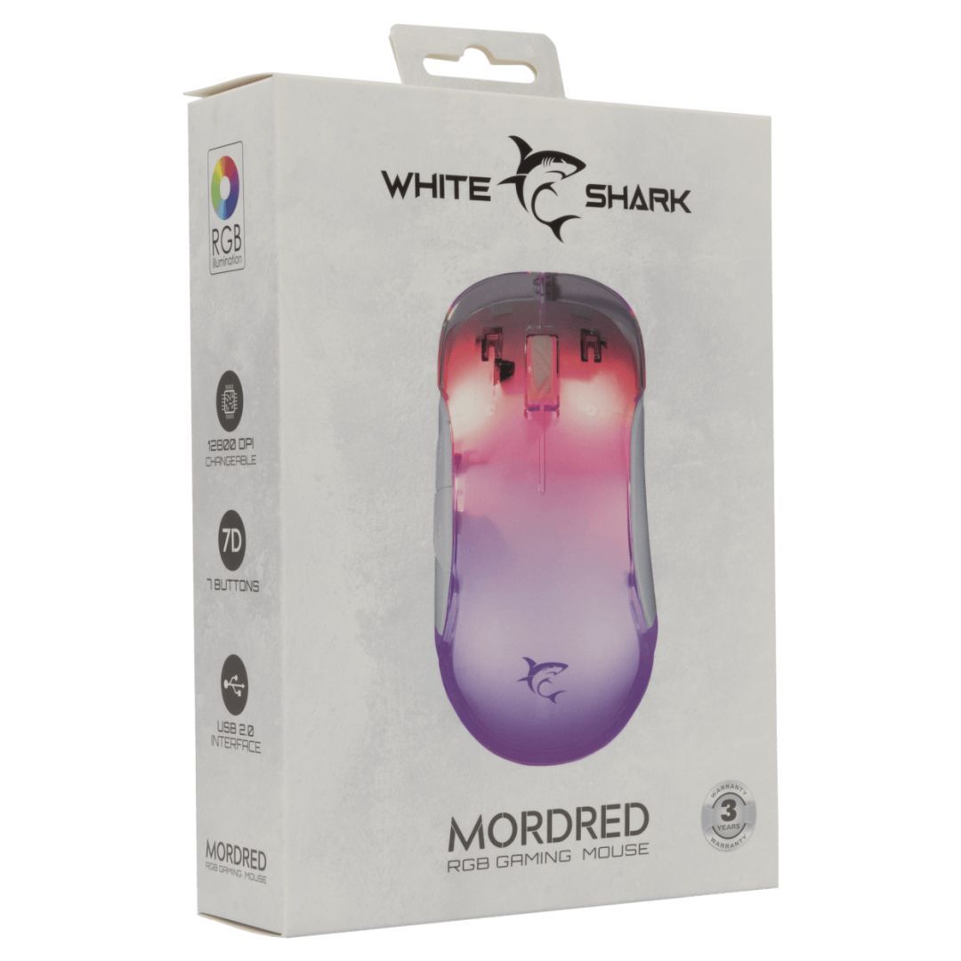 White Shark Mordred Gaming mouse White