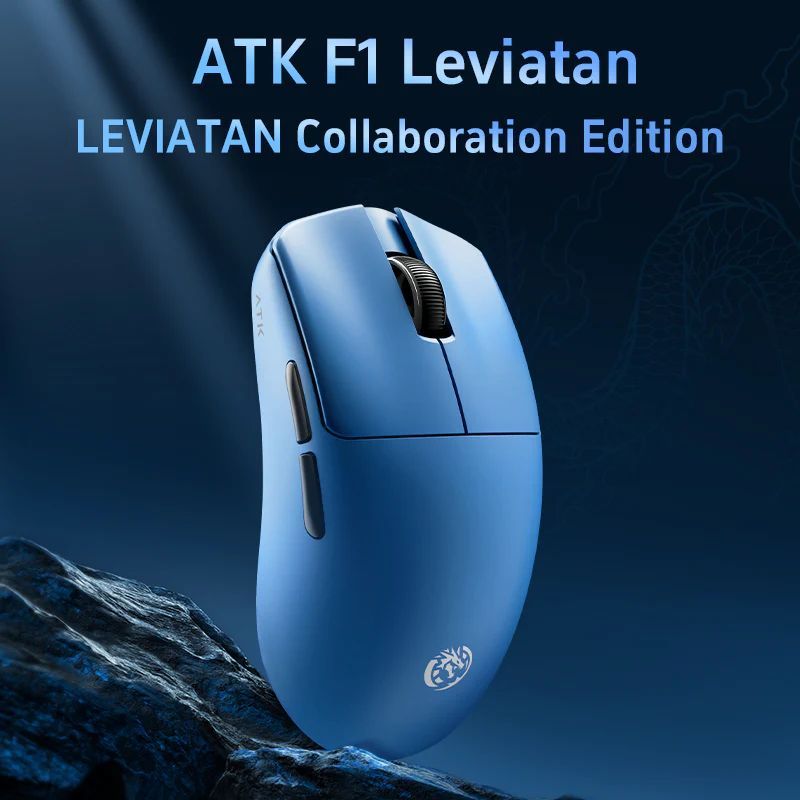ATK Blazing Sky F1 Extreme LEVIATAN Collaboration Wireless Mouse Blue ATK Blazing Sky F1 Extreme LEVIATAN Collaboration Wireless Mouse Blue