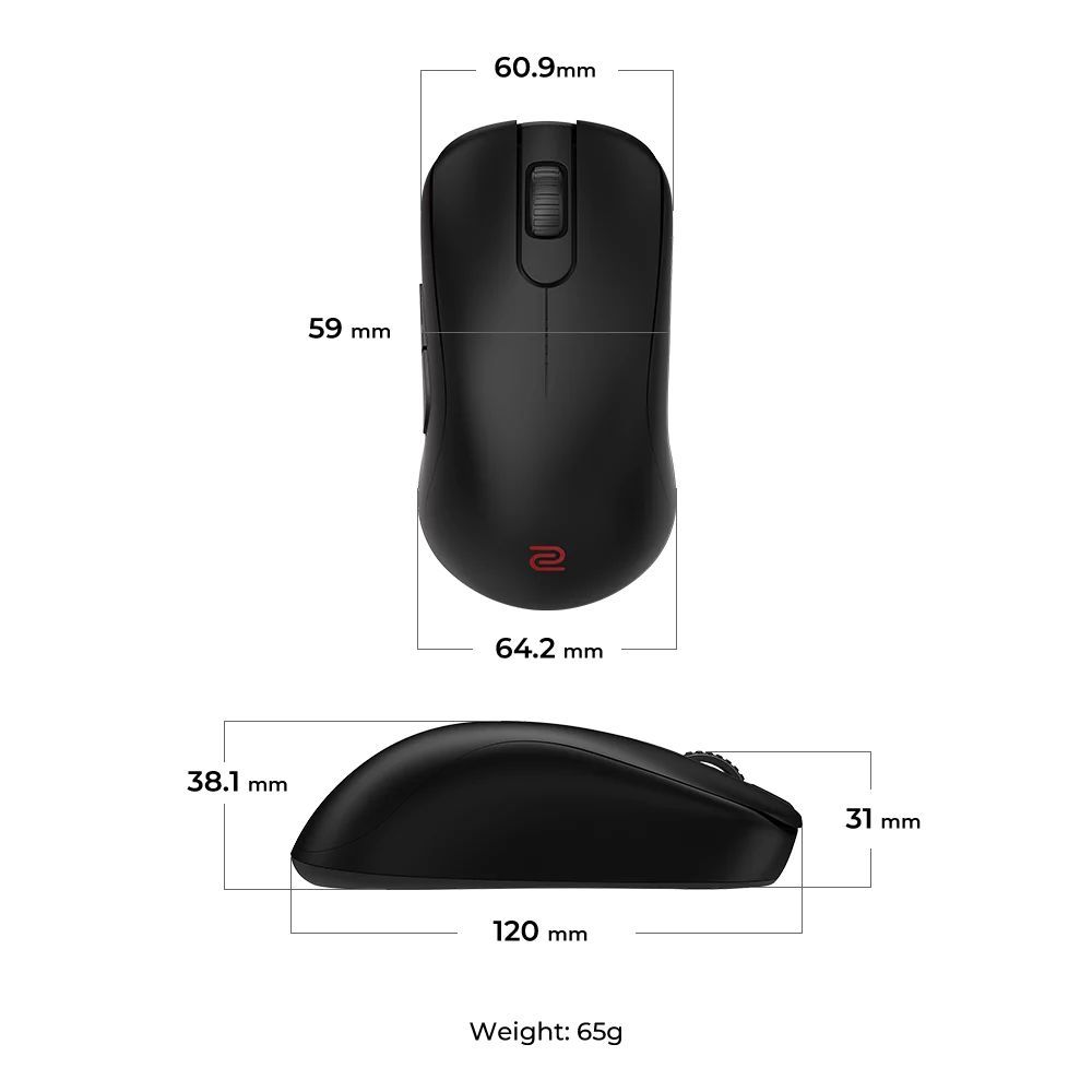Zowie S2-DW Gaming Wireless Mouse Black Zowie S2-DW Gaming Wireless Mouse Black