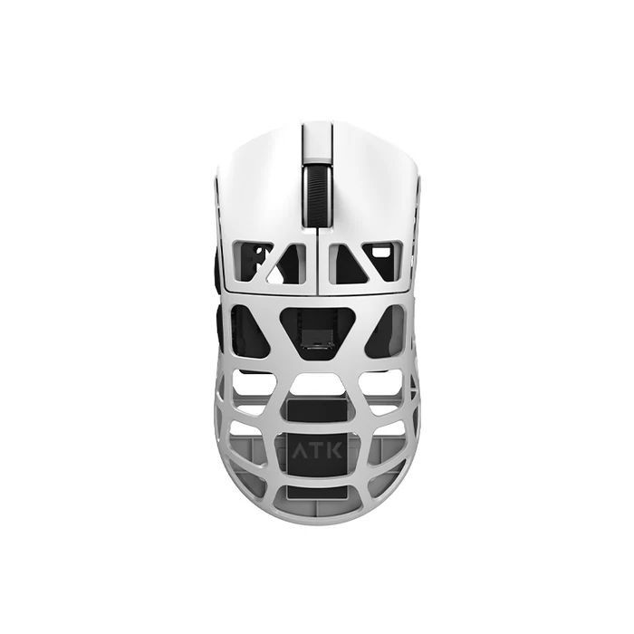 ATK Fierce X Lightweight Magnesium Alloy Gaming Wireless Mouse White ATK Fierce X Lightweight Magnesium Alloy Gaming Wireless Mouse White
