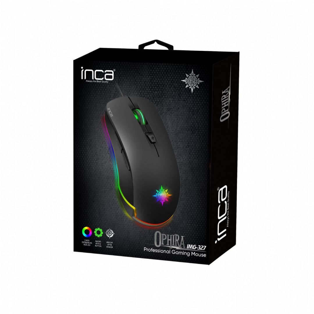 INCA IMG-327 Gaming Mouse Black INCA IMG-327 Gaming Mouse Black