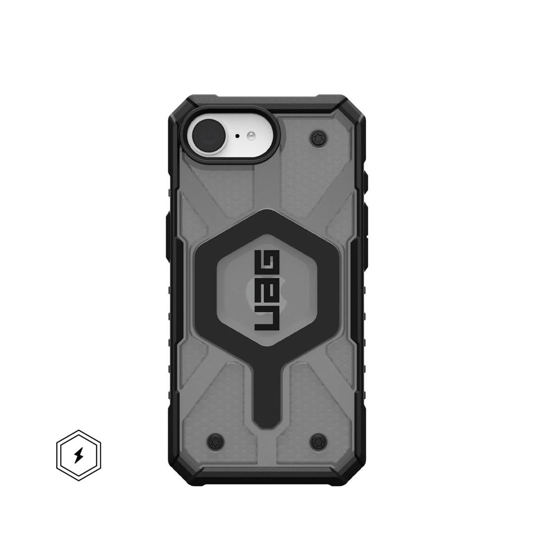 UAG Pathfinder Clear Magsafe iPhone 16e Ash