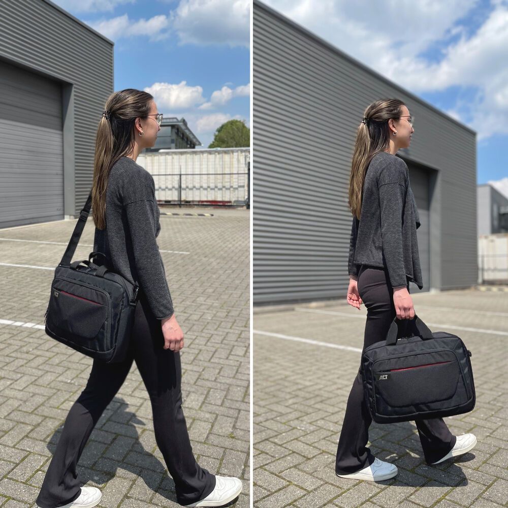 ACT AC8570 Suburb shoulder bag for laptops up to 15,6" Black ACT AC8570 Suburb shoulder bag for laptops up to 15,6" Black