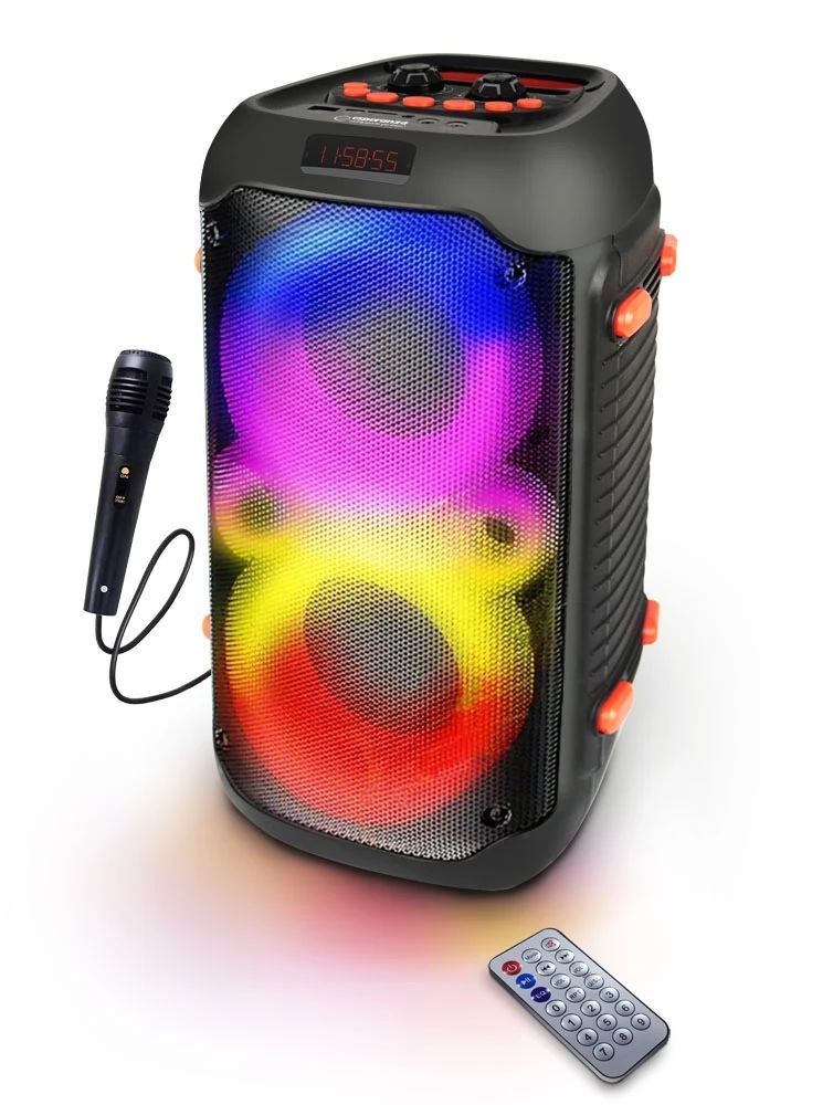 Esperanza Singer Bluetooth RGB Karaoke Speaker Black Esperanza Singer Bluetooth RGB Karaoke Speaker Black