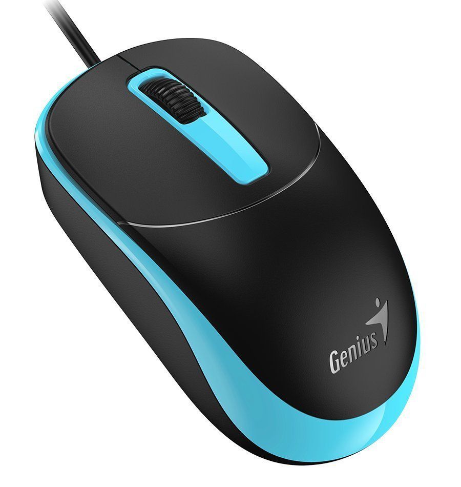 Genius DX-123 Wired Mouse Black/Blue Genius DX-123 Wired Mouse Black/Blue