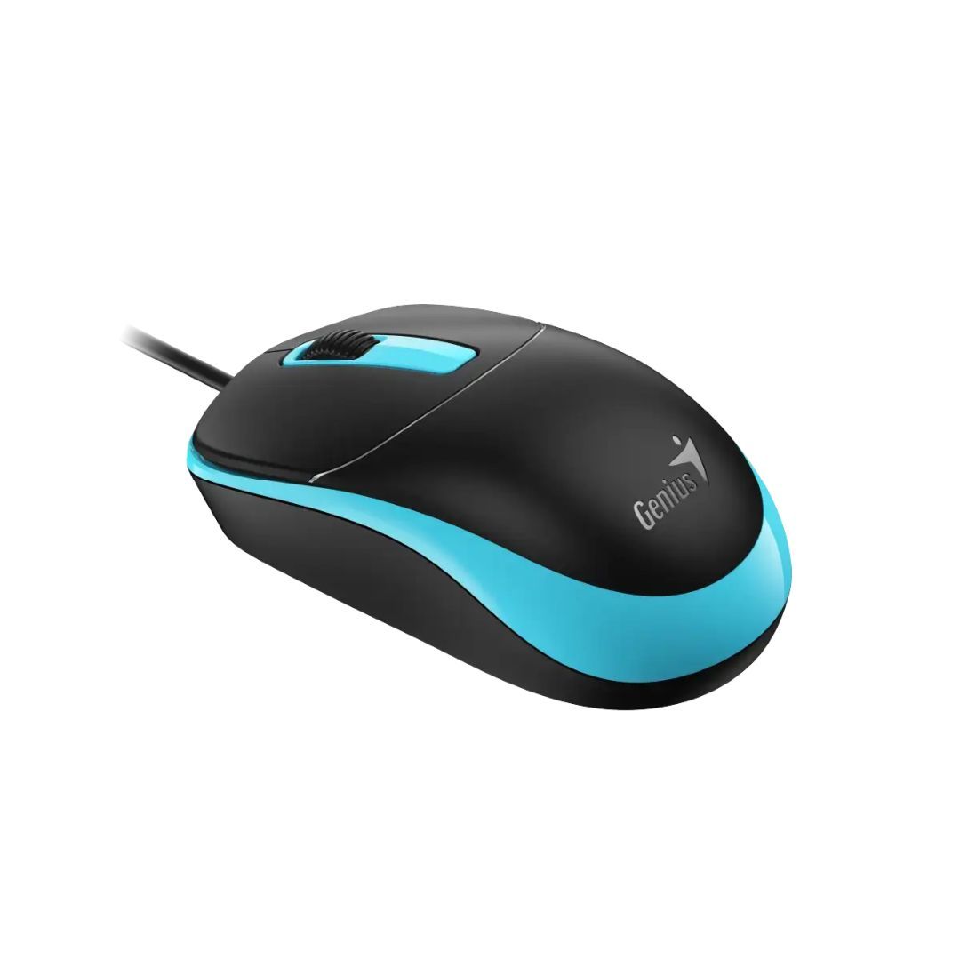 Genius DX-123 Wired Mouse Black/Blue Genius DX-123 Wired Mouse Black/Blue