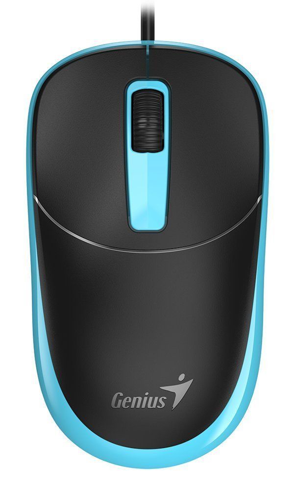 Genius DX-123 Wired Mouse Black/Blue Genius DX-123 Wired Mouse Black/Blue