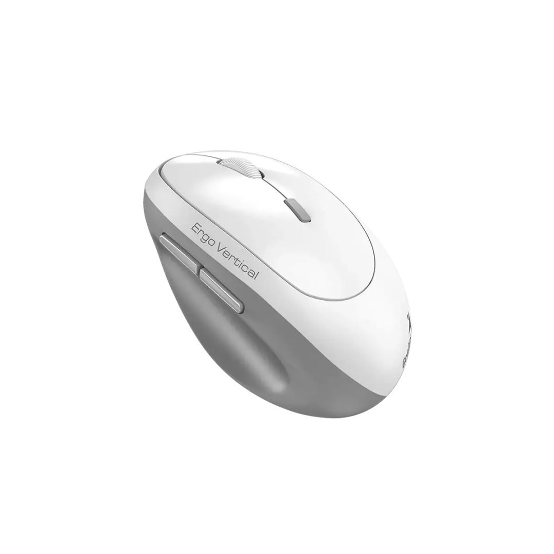 Genius Ergo 8350S Wireless Bluetooth Mouse White Grey Genius Ergo 8350S Wireless Bluetooth Mouse White Grey