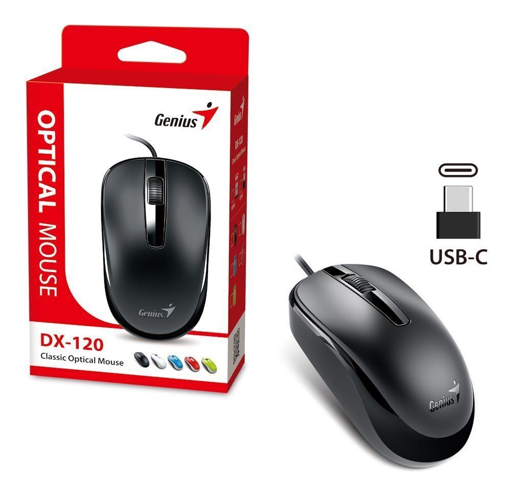 Genius DX-120 Mouse Black Type-C Genius DX-120 Mouse Black Type-C
