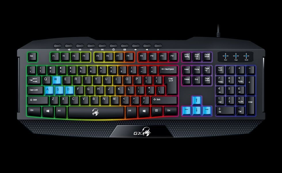 Genius Scorpion K215 Gaming USB billentyűzet Black Genius Scorpion K215 Gaming USB billentyűzet Black