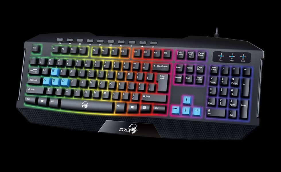 Genius Scorpion K215 Gaming USB billentyűzet Black Genius Scorpion K215 Gaming USB billentyűzet Black