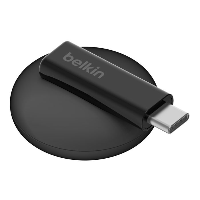 Belkin BoostCharge Portable USB-C Apple Watch Charger Black Belkin BoostCharge Portable USB-C Apple Watch Charger Black
