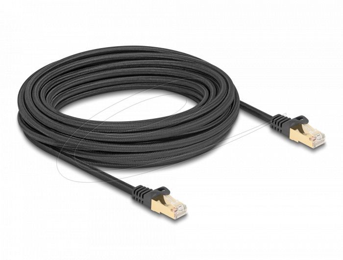 DeLock CAT6A S-FTP Patch Cable 10m Black DeLock CAT6A S-FTP Patch Cable 10m Black