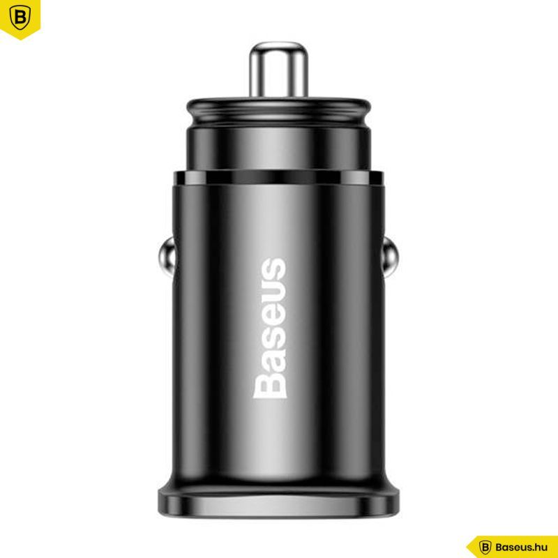 Baseus Square Car Charger Black Baseus Square Car Charger Black