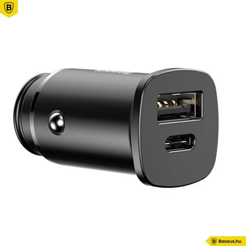 Baseus Square Car Charger Black Baseus Square Car Charger Black