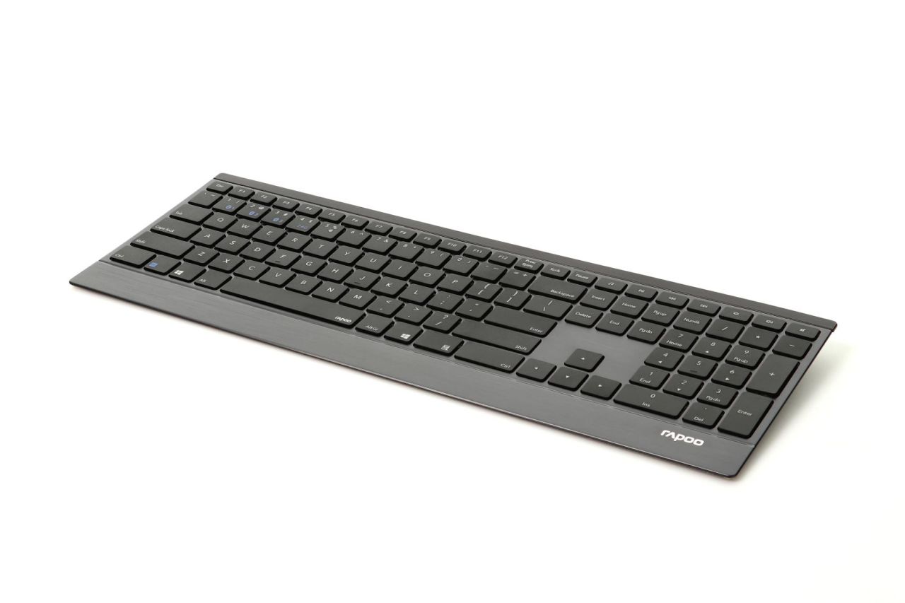 Rapoo E9500M Multi-mode Wireless Ultra-slim Keyboard Black HU Rapoo E9500M Multi-mode Wireless Ultra-slim Keyboard Black HU