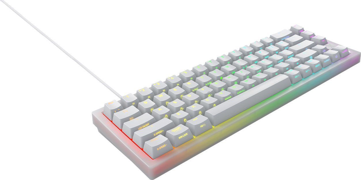 Cherry XTRFY K5V2 Compact Mechanical Gaming RGB Keyboard White US Cherry XTRFY K5V2 Compact Mechanical Gaming RGB Keyboard White US