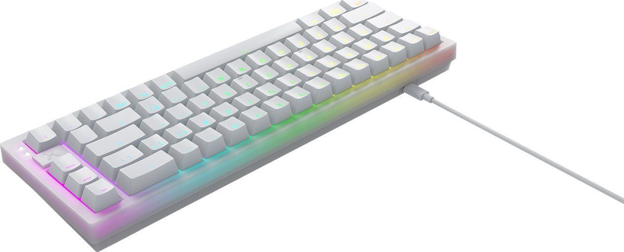 Cherry XTRFY K5V2 Compact Mechanical Gaming RGB Keyboard White US Cherry XTRFY K5V2 Compact Mechanical Gaming RGB Keyboard White US