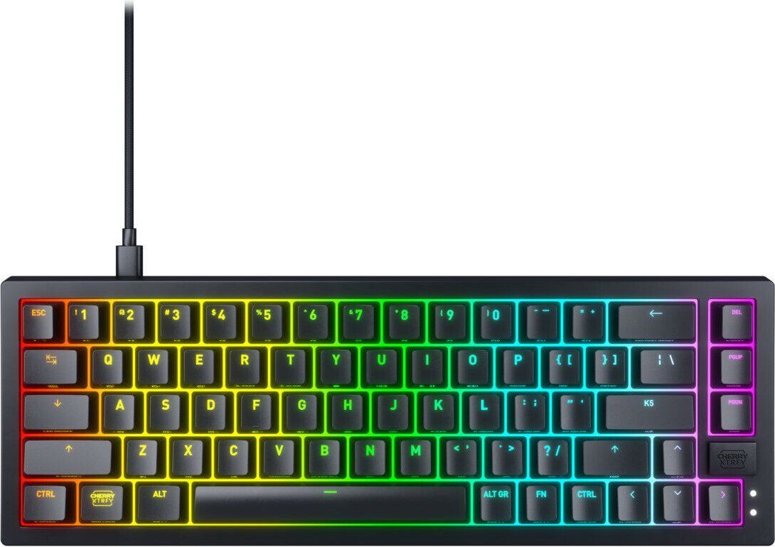 Cherry XTRFY K5V2 Compact Mechanical Gaming RGB Keyboard Black US Cherry XTRFY K5V2 Compact Mechanical Gaming RGB Keyboard Black US