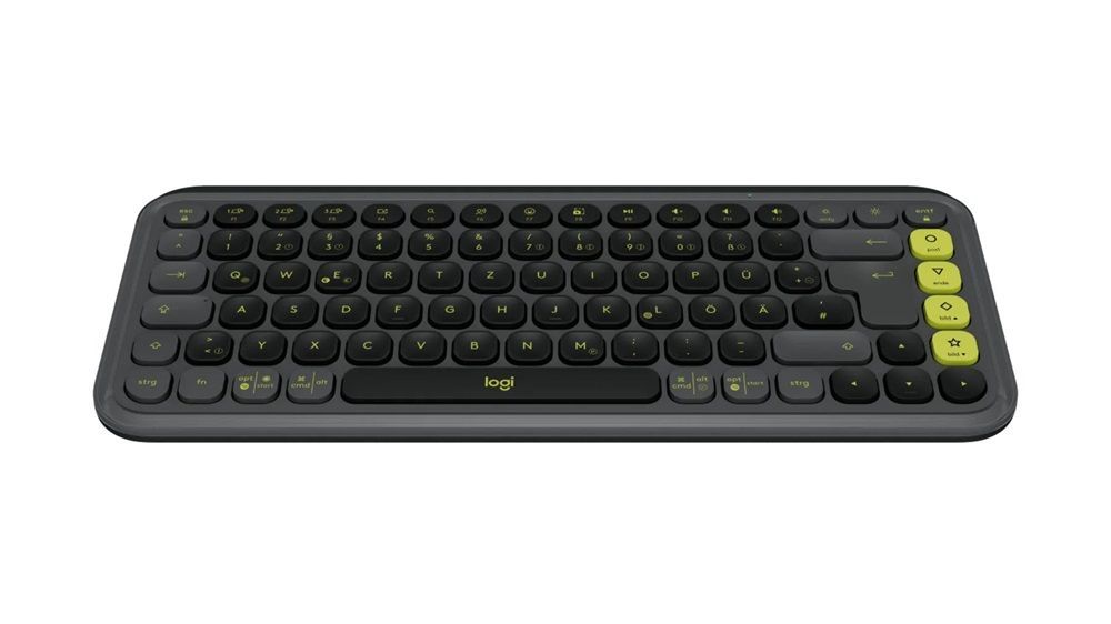 Logitech Pop Icon Wireless Keyboard Graphite/Green US Logitech Pop Icon Wireless Keyboard Graphite/Green US