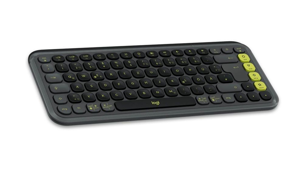 Logitech Pop Icon Wireless Keyboard Graphite/Green US Logitech Pop Icon Wireless Keyboard Graphite/Green US
