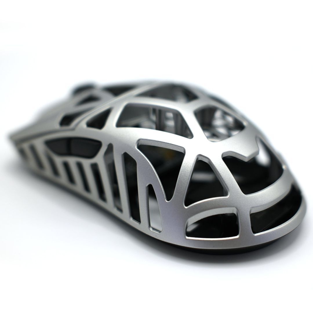 WLMouse Beast X Max Wireless Mouse Metalic Silver WLMouse Beast X Max Wireless Mouse Metalic Silver