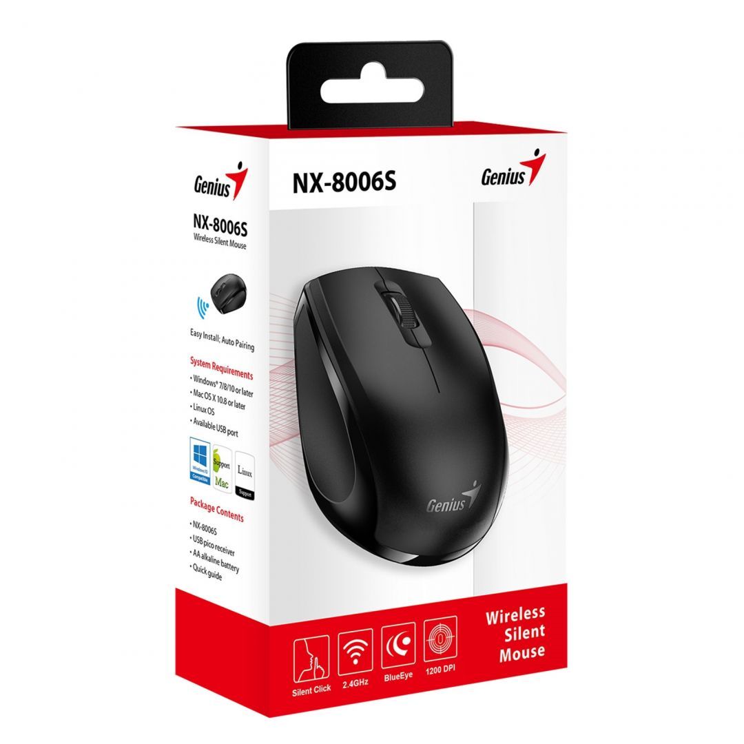 Genius NX-8006S Wireless mouse Black Genius NX-8006S Wireless mouse Black