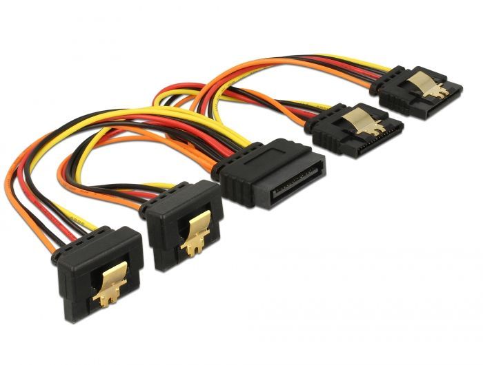 DeLock 4 x SATA HDD > SATA 15 pin Power Plug 15cm DeLock 4 x SATA HDD > SATA 15 pin Power Plug 15cm