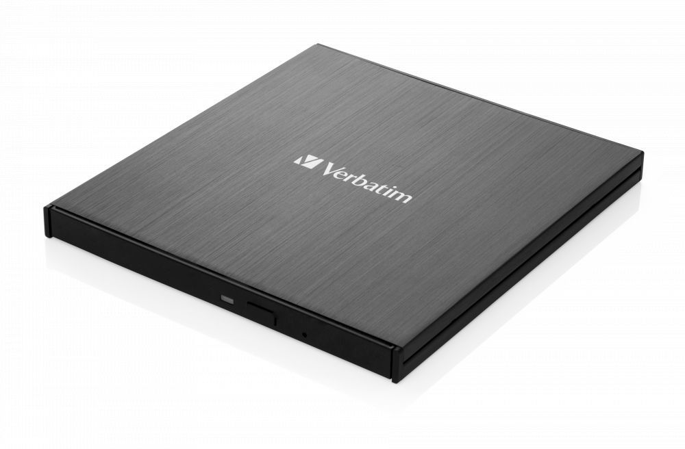Verbatim Ultra HD 4K External Slimline Blu-ray Writer Black BOX Verbatim Ultra HD 4K External Slimline Blu-ray Writer Black BOX