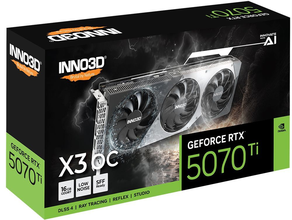 Inno3D GeForce RTX5070 Ti 16GB GDDR7 X3 OC Inno3D GeForce RTX5070 Ti 16GB GDDR7 X3 OC