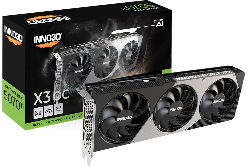 Inno3D GeForce RTX5070 Ti 16GB GDDR7 X3 OC Inno3D GeForce RTX5070 Ti 16GB GDDR7 X3 OC