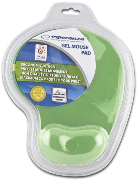 Esperanza EA137G Gel Egérpad Green Esperanza EA137G Gel Egérpad Green