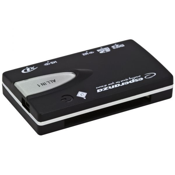 Esperanza EA129 All-In-One USB Card Reader Black Esperanza EA129 All-In-One USB Card Reader Black