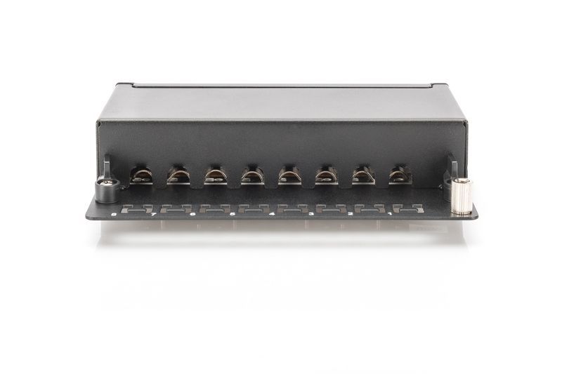 Digitus 8-port Patch Panel 1U Black Digitus 8-port Patch Panel 1U Black