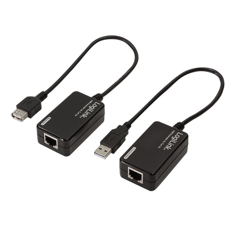 Logilink UA0021D USB2.0 Cat.5 Extender Black Logilink UA0021D USB2.0 Cat.5 Extender Black