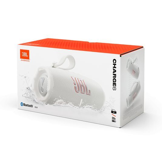 JBL Charge 6 Bluetooth Speaker White JBL Charge 6 Bluetooth Speaker White