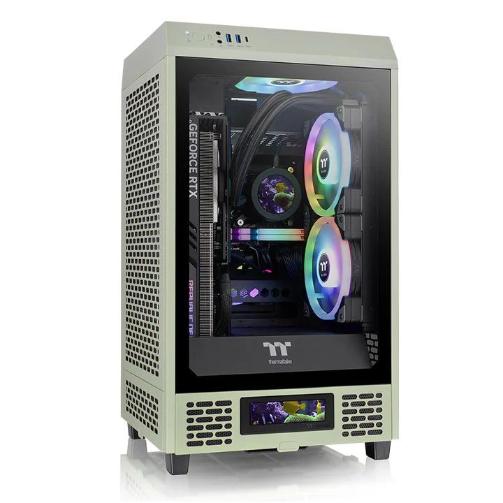 Thermaltake The Tower 200 Matcha Green Window Thermaltake The Tower 200 Matcha Green Window
