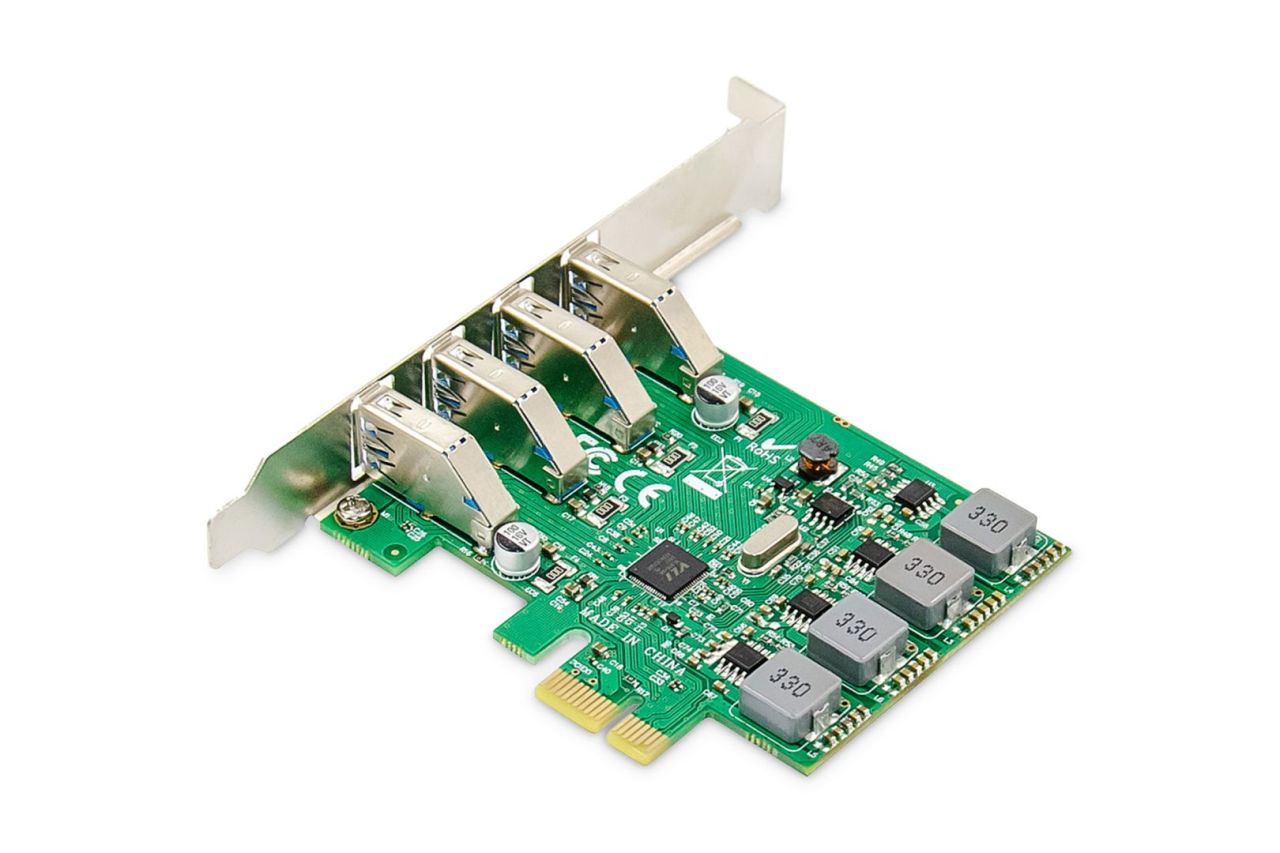 Digitus 4-Port USB 3.0 PCI Express Add-On Card Digitus 4-Port USB 3.0 PCI Express Add-On Card