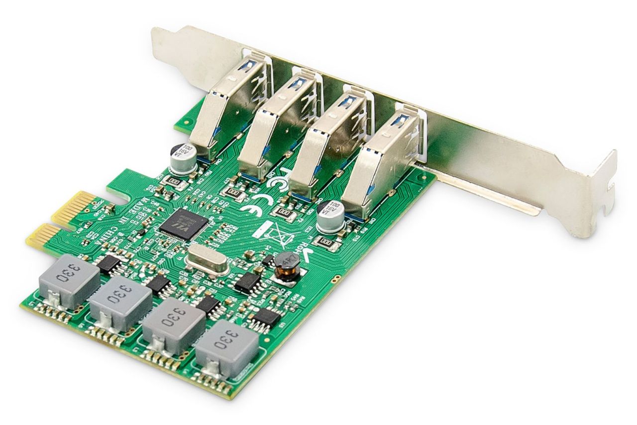 Digitus 4-Port USB 3.0 PCI Express Add-On Card Digitus 4-Port USB 3.0 PCI Express Add-On Card