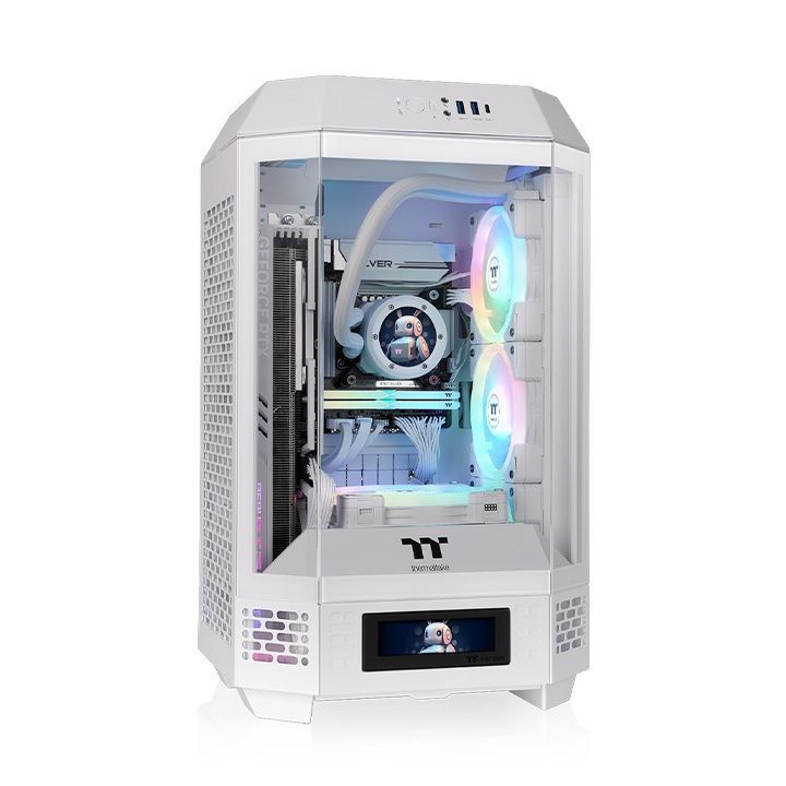 Thermaltake The Tower 250 Mini Tower Chassis Tempered Glass White Thermaltake The Tower 250 Mini Tower Chassis Tempered Glass White