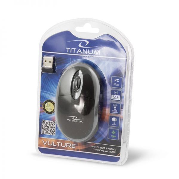 Esperanza Titanium TM116E Wireless Mouse Vulture Grey Esperanza Titanium TM116E Wireless Mouse Vulture Grey