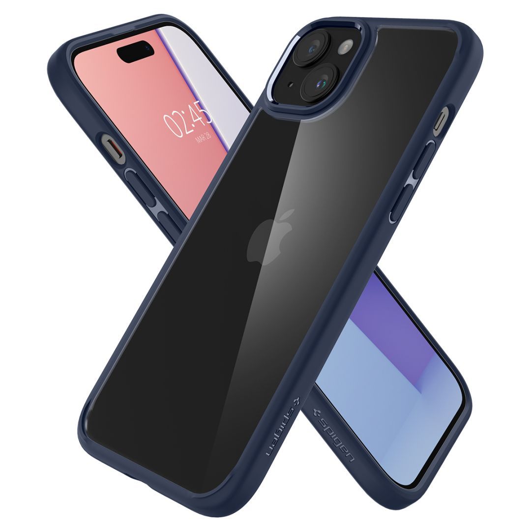 Spigen iPhone 15 Case Ultra Hybrid Navy Blue Spigen iPhone 15 Case Ultra Hybrid Navy Blue
